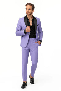 Lilac Prom Tuxedo - Wedding Suit - Groom Tuxedo Suit