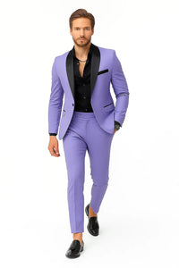 Lilac Prom Tuxedo - Wedding Suit - Groom Tuxedo Suit