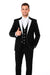 Men's 3 Piece  Slim Fit Black Tuxedo