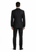 Athletic Cut Classic Suits Men's suit  Classic Relax Fit Pleated Pants 19 Inch Bottom Black
