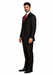 Athletic Cut Classic Suits Men's suit  Classic Relax Fit Pleated Pants 19 Inch Bottom Brown