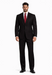 Athletic Cut Classic Suits Men's suit  Classic Relax Fit Pleated Pants 19 Inch Bottom Brown