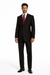 Athletic Cut Classic Suits Men's suit  Classic Relax Fit Pleated Pants 19 Inch Bottom Brown
