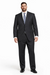 Athletic Cut Classic Suits Men's suit  Classic Relax Fit Pleated Pants 19 Inch Bottom Charcoal