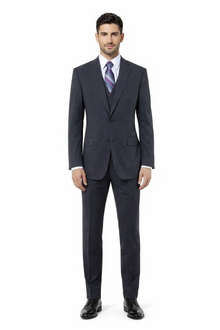 Athletic Cut Classic Suits Men's suit  Classic Relax Fit Pleated Pants 19 Inch Bottom Grey