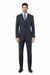 Athletic Cut Classic Suits Men's suit  Classic Relax Fit Pleated Pants 19 Inch Bottom Grey