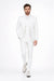 Tiglio Rosso Suit  - Classic Fit Athletic Cut 100% Wool Super 150s Italian Fabric Peak Lapel in Color Off White