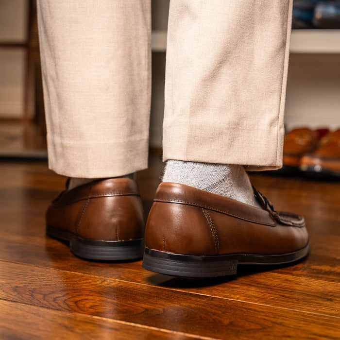 Atrani Brown Calf Bit Loafer 