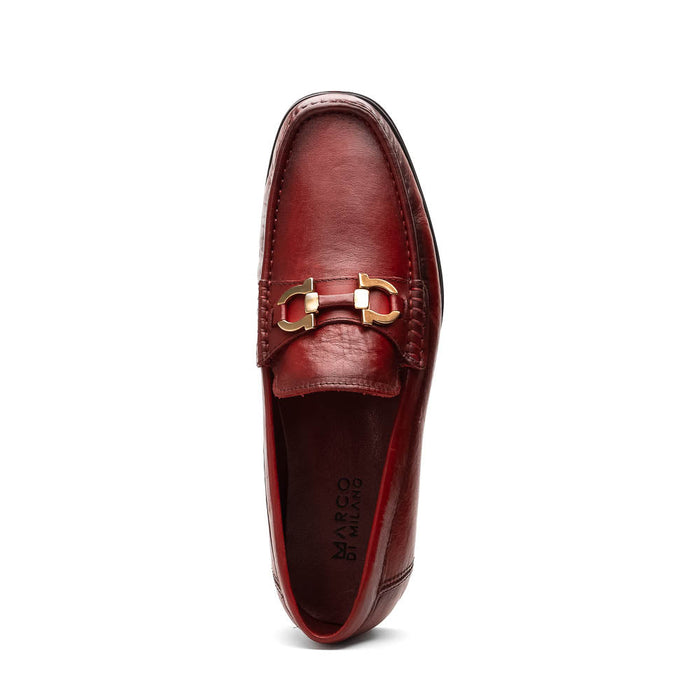 Atrani Red Calf Bit Loafer 