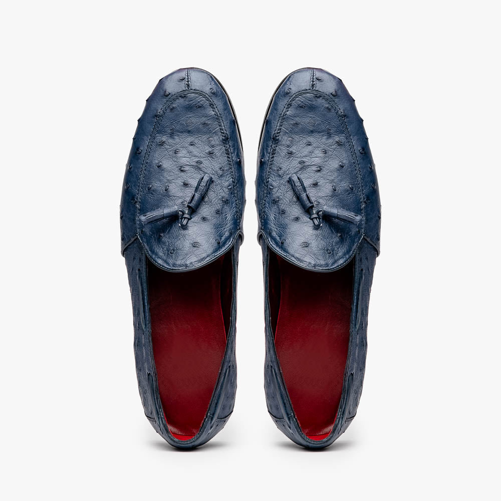 Marco Di Milano Aubiere Navy Leather Dress Shoes
