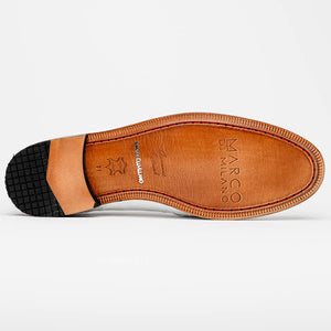 Aubiere White Ostrich Loafer 