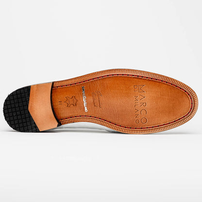 Marco Di Milano Aubiere White Leather Luxury Shoe