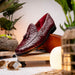 Marco Di Milano Aubiere Wine Leather Dress Shoe