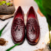 Marco Di Milano Aubiere Wine Leather Dress Shoe