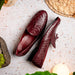 Marco Di Milano Aubiere Wine Leather Dress Shoe
