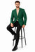 Augusta Green Blazer Men'S Classic Brass Buttons Blazer Sport Jacket