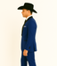 Authentic Braveman Men's Two Button Solid Blue Suit Regular Fit