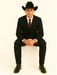 Authentic Braveman Men's Two Buttons Solid Black Suit Regular Fit