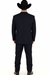 Authentic Braveman Men's Two Buttons Solid Black Suits Regular Fit