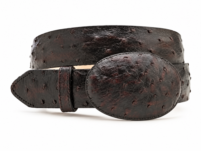 Authentic Genuine Real BlackCherry Ostrich