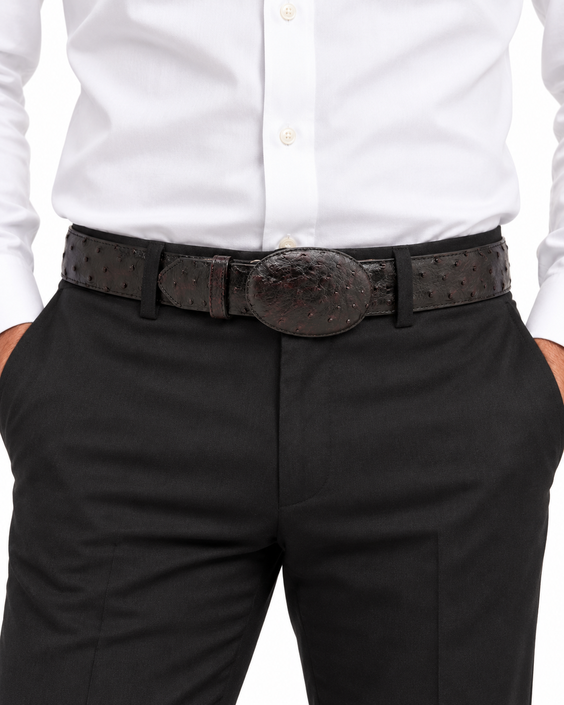 Authentic Genuine Real BlackCherry Ostrich