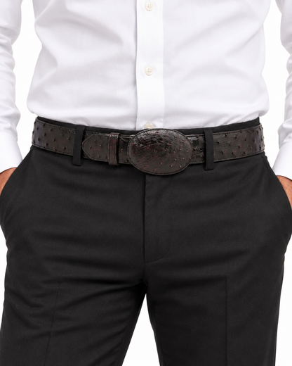 Authentic Genuine Real BlackCherry Ostrich
