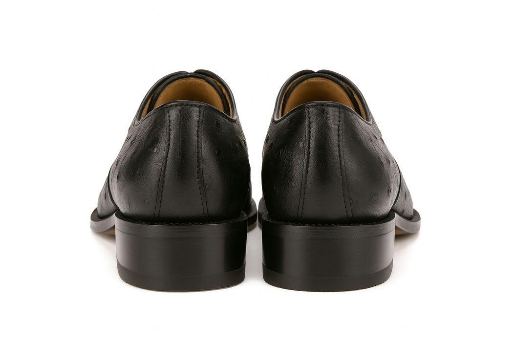 Authentic Genuine Skin Italian Cap toe Lace UP Oxfords Style in Grey Shoes