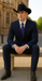 Authentic Men's Regular Fit Two Buttons Solid Dark Navy Blue Suits For Men With Flat Front Pants