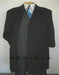 Men's Dress Coat Full Length Deepest Charcoal Wool Blend 3 Buttons Men's Overcoat Winter Men's Topcoats Sale