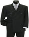 Brand New Solid Black Double Breasted Suits 100% Wool Fabric Super 150s Wide Suits Side Vent (pleated or Flat Front Pants)