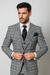 Suits With Baggy Pleated Pants - Wide Leg Pants 100% Wool - Classic Fit in One Button 3 Piece Suit by Rossiman