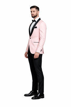 Baby Pink Floral paisley Satin Shiny Fashion Blazer Dinner Jacket Paisley Sport Coat Flashy Stage Fancy Party Prom - Image 7