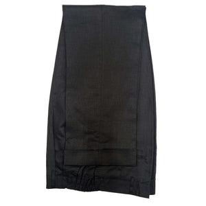 Mens Black Linen Shirt and Pants Casual Outfit Set