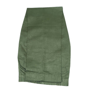Mens Hunter Green Linen Shirt and Pants Casual Outfit Set
