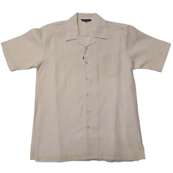 Mens Natural Linen Shirt and Pants Casual Outfit Set