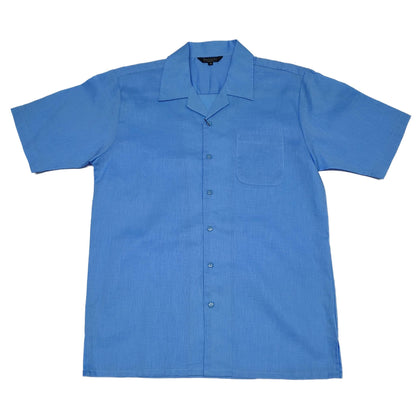 Mens Powder Blue Linen Casual Suit Set Modern Fit