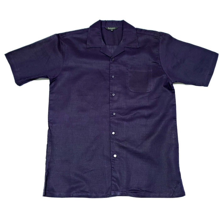 Mens Purple Shirt and Pants Casual Outfit Set