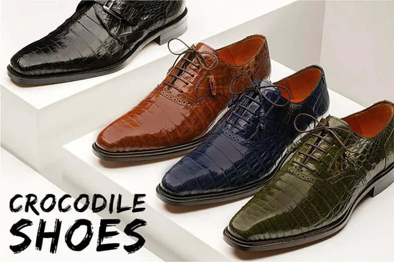 Men’s Crocodile Shoes – Exotic Leather Footwear for a Bold, Luxurious Look
