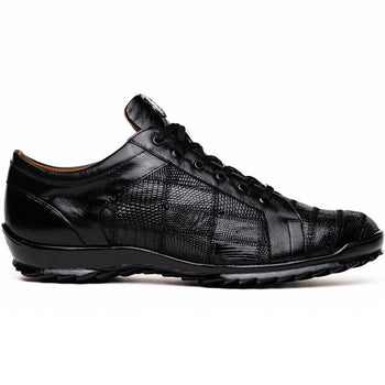 Marco Di Milano Bari Black Leather Luxury Shoe