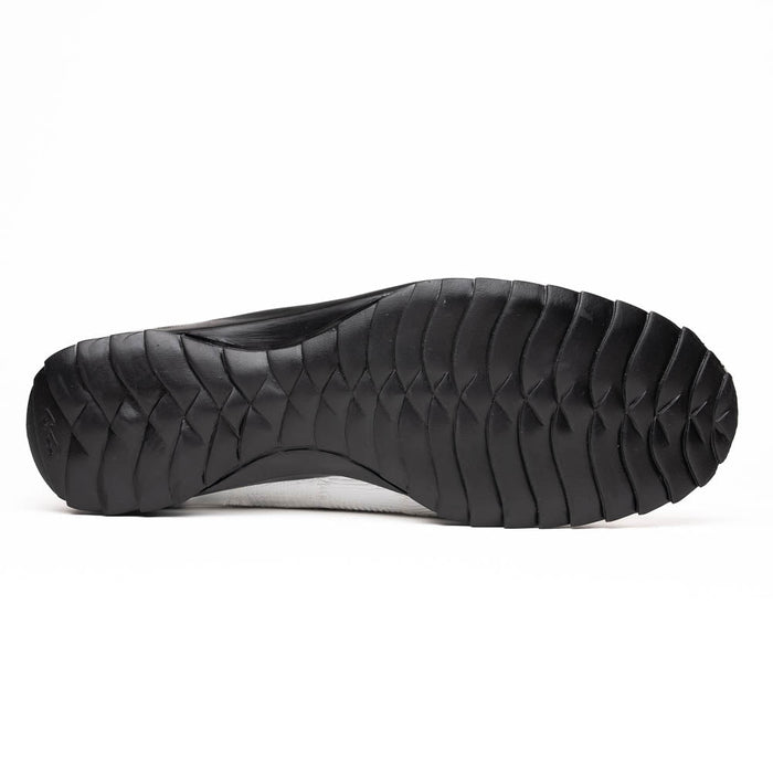 Marco Di Milano Bari White Lizard Patchwork Sneakers