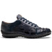Marco Di Milano Bari Patchwork Lizard Sneakers in Navy