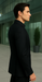 Batman V Superman Bruce Wayne Men's Black Peak Lapel Vested Wool Blend Suit