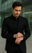 Batman V Superman Bruce Wayne Men's Black Peak Lapel Vested Wool Blend Suit