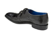 Belvedere Batta Black Genuine Crocodile Dress Shoe