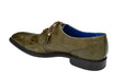 Belvedere Batta - Olive Genuine Crocodile Leather Shoe