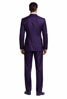 Beautiful Men'S Dark Purple Fashion Dress With Nice Cut Smooth Soft Fabric Affordable Cheap Priced Men'S Dress Suit For Sale - Image 2
