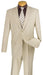 Beige Regular Fit 2 Piece Suit
