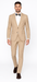Beige Slim Fit Suit for Men by Rossiman Rossi – Tailored Skinny Fit Formal Suit