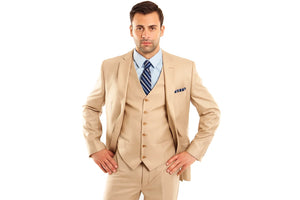 Cheap Plus Size Mens Light Beige Suit For Big Men Online - Big and Tall Sizes