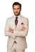 Suits With Baggy Pleated Pants - Wide Leg Pants 100% Wool - Classic Fit by Rossiman